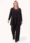Tunic A-line ECO VERO - black 