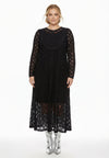 Maxi dress DENTEL - black 