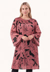 Robe midi devoree - Noir