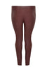 Legging full stretch leather - red  - #3