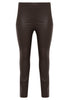 Legging full stretch leather - brown - #2