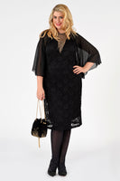 Dress lace voile sleeve - black  - #2