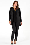 Trousers slit midfront - black - #2