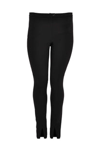 Trousers slit midfront - black - #4