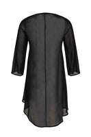 Blouse-jacket voile UNI - black  - #3