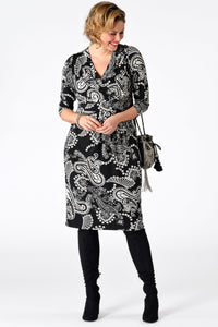 Dress wrap over top SUE - black - #2