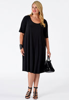 Dress A-line DOLCE - black  - #2