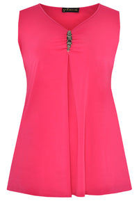 Singlet beading DOLCE - pink - #4