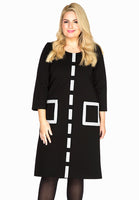 Dress ribbon INTERLOCK - black  - #1