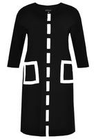 Dress ribbon INTERLOCK - black  - #4