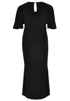 Dress long cold shoulder DOLCE - black - #3