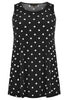 Singlet flare DOTS - black - #2