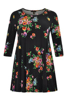 Tunic wide bot ROSA - black  - #4