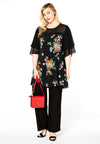 Tunic double sleeve ROSA - black - #2