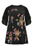 Tunic double sleeve ROSA - black  - #4