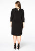 Dress buttoned frill DOLCE - black  - #3