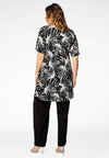 Tunic wide bottom PALMA - black - #3
