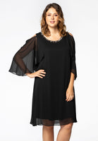 Tunic cold shoulder VOILE - black - #1