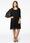Tunic cold shoulder VOILE - black - #1