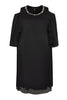 Tunic cold shoulder VOILE - black - #4