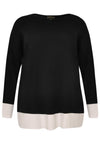 Pullover two-tone - black - #4