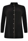Blouse flare strass trim DOLCE - black - #4