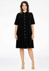 Blouse-Dress strass trim DOLCE - black 