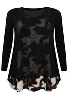 Tunic flare COLLIER - black  - #4