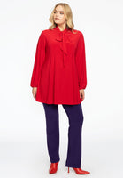 Tunic wide bottom bow DOLCE - red  - #2