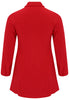 Tunic wide bottom bow DOLCE - red  - #5