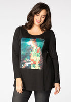 Tunic Eve flare - black  - #1