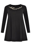 Shirt Believe - black - #4