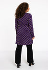 Tunic wide bottom FOULARD - purple - #3