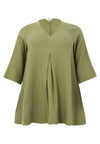 Tunic Swing pleat BUBBLE - light green - #1