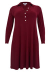 Dress collar DOLCE - dark red - #4