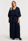 Korte kimono morning muse - blauw
