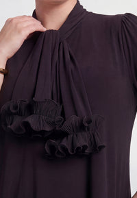 Tunic wide bottom UNI DOLCE - black - #4