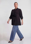 Tunic wide bottom UNI DOLCE - black 