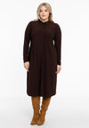 Chemisier midi dolce - marron