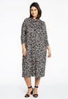 Blouse midi Graphic - black - #1