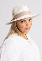 Sienna Fedora Ivory/Taupe - ecru - #1