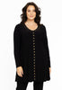 Tunic wide bottom studs DOLCE - black 