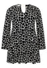 Tunic wide bottom chain GIRAFFE - black  - #4