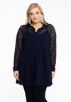 Blouse LACE - blue