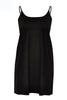 Slip dress spaghetti straps - black  - #3