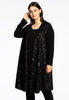 Cardigan SEQUINS - black 