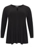 Tunic flare front slit DOLCE - black  - #4