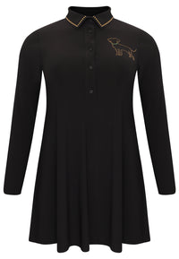 Tunic wide bottom Flip DOLCE - black - #4