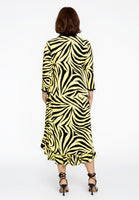 Dress with lace ZEBRA - yellow - #3