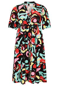 Dress puff sleeves MATISSE - black - #4